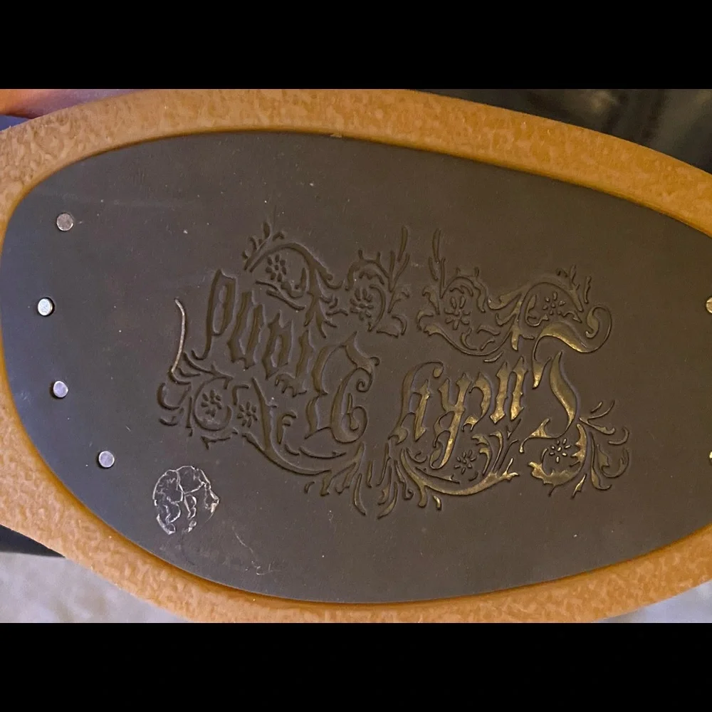 Lucky brand Andria black, tall leather books faux crepe sole gently worn size 10 - Picture 16 of 16